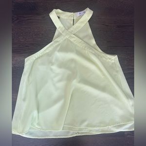 Yellow/chartreuse flowy tank